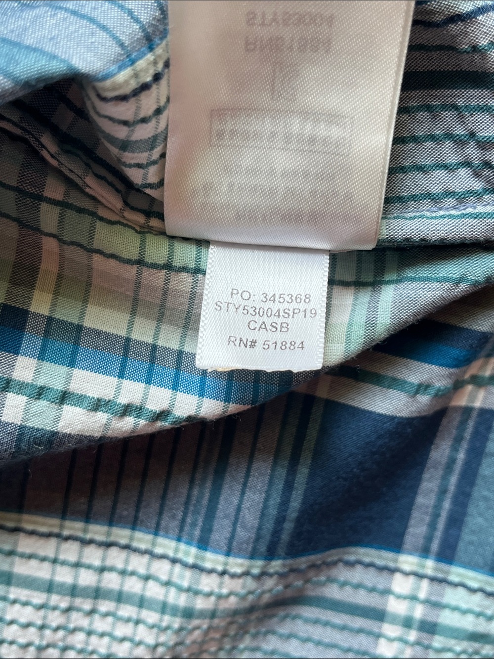 Patagonia Worn Wear Eco Plaid Hiking Trail Shirt Organic Cotton Poly Men’s M - Picture 9 of 11